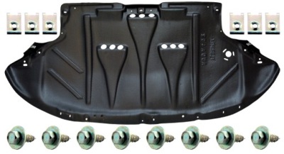 Audi a4 b6 b7 00-08 защита двигателя клипсы hdpe фото №1