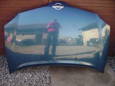 Кришка двигуна капот nissan almera tino комплектна фото №1