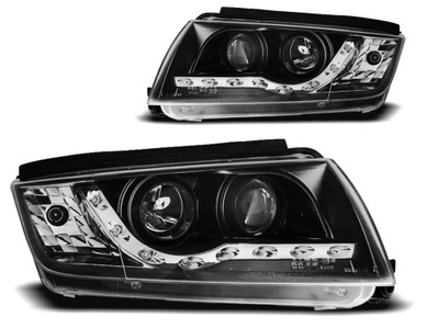 LAMPS SKODA FABIA 99-08R DAYLIGHT LED BLACK - milautoparts-fr.ukrlive.com