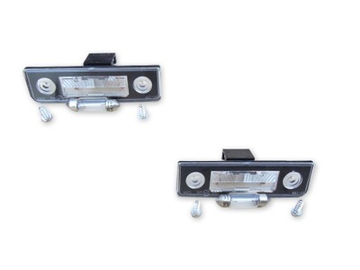 Фонари номерного знака skoda octavia 2 ii lift roomster фото №1