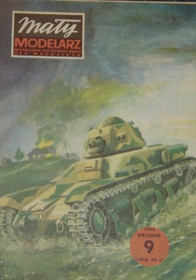 MM 9/1984 Czołg RENAULT R-35