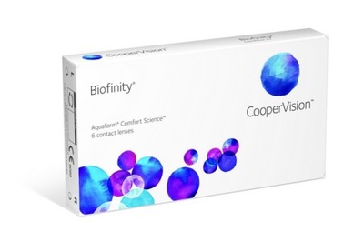 Soczewki kontaktowe CooperVision Biofinity 3szt.