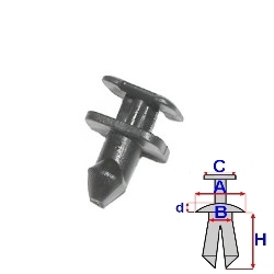 CLAMP PLASTIC BMW 5 E34 7 E32 Z1 - milautoparts-fr.ukrlive.com