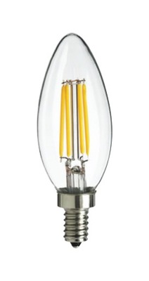 Żarówka LED E14 filament 4W ciepła ozdobna EDISON