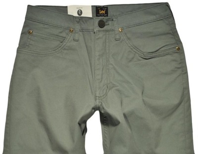 LEE spodnie grey regular BROOKLYN STRAIGHT W30 L34