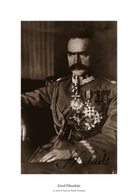 Marszałek Józef Piłsudski PLAKAT OBRAZ fotografia