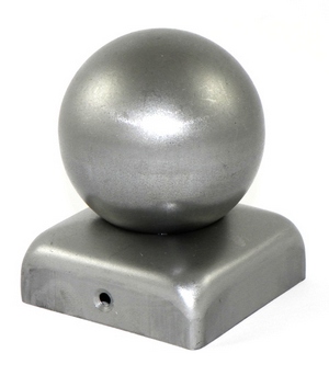 DASZEK METALOWY 50x50 z Kulą 50 słupek MASKOWNICA