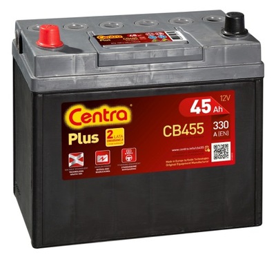 BATTERY CENTRA PLUS CB455 45AH L+ - milautoparts-fr.ukrlive.com