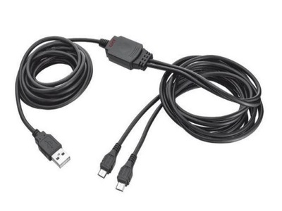 PS4 Kabel TRUST USB micro zas 2 pady równocześnie