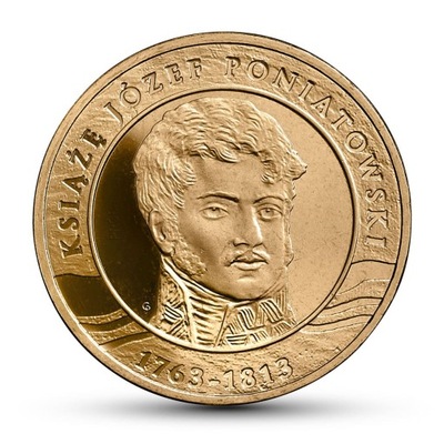Moneta 2 zł Józef Poniatowski
