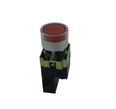 Przycisk sterowniczy czerwony podświetlany fi22mm
