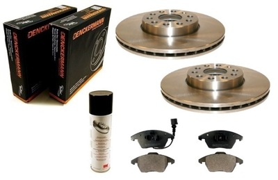 DISCS PADS AUDI A3 II 85 SEAT ALTEA LEON 1P TOLEDO 5P FRONT 288MM - milautoparts-fr.ukrlive.com