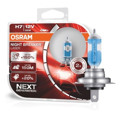 Żarówki Osram H7 55 W 2 szt. - milautoparts.fr