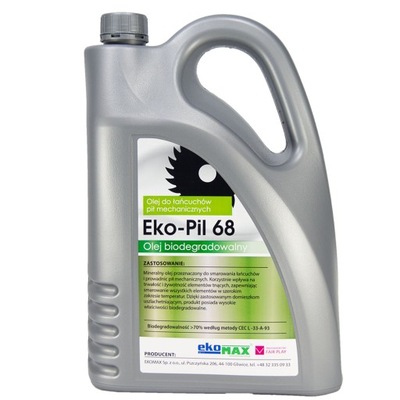 EKOMAX EKO-PIL 68 5L olej do smarowania łańcucha pił łańcuchowych pilarek