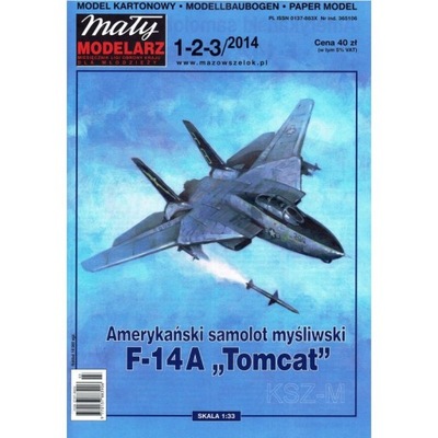 MM 1-2-3/2014 Samolot myśliwski F-14A TOMCAT