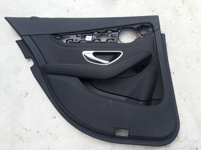 Mercedes c w205 обшивка двері оббивка лівий задня фото №1