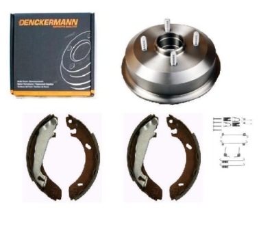 Тормозные барабаны тормозные колодки пружины mazda 121 96-02 фото №1