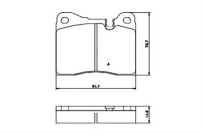 PADS FRONT BMW 525-745 71-89R 2.8 3.0 3.2 3.3 - milautoparts-fr.ukrlive.com