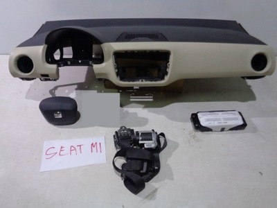 SEAT MII MI DASH PANEL AIR BAGS AIRBAG BELTS SET - milautoparts-fr.ukrlive.com