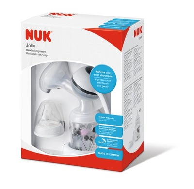 Laktator ręczny NUK Jolie, delikatny, Made in Germany