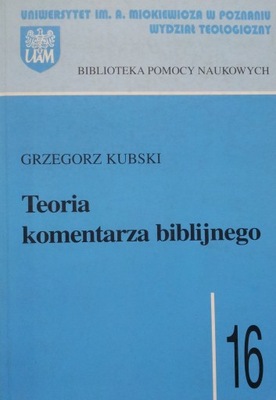 Teoria komentarza biblijnego BIBLIA jako tekst
