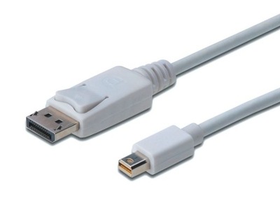 Kabel przewód Digitus AK-340102-010-W miniDisplayPort - DisplayPort 1 m