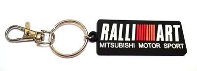 KEYRING MITSUBISHI LOGO EMBLEM RALLIART EVO B - milautoparts.fr