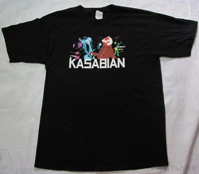 Kasabian TOUR 2006 EMO Indie Rock EXTRA T SHIRT/ L