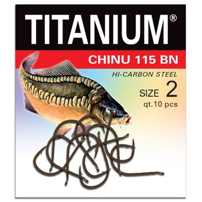 Haczyki Karpiowe Titanium Chinu BN nr.2 Robinson
