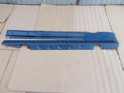 Пороги накладки пороговые наружное mpakiet bmw e46 sedan kombi topasblau фото №1