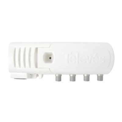 Wzmacniacz domowy Televes 20dB 1wej. 2 wyj.+TV