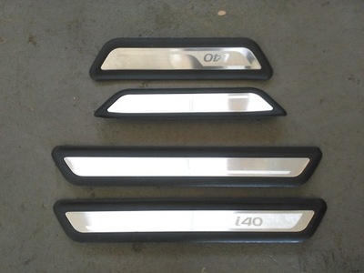 HYUNDAI I40 LIFT KOMBI LISTWY PROGU PROGOWE CZARNE