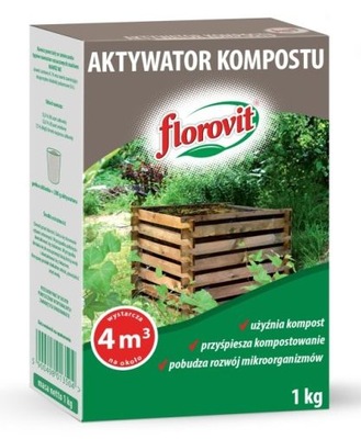 Aktywator Kompostu Florovit 1KG SZYBKI KOMPOST 4m3