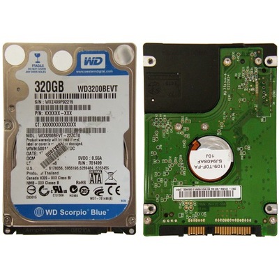 WD WD3200BEVT | 22ZCT0 | niewykrywany 3zO