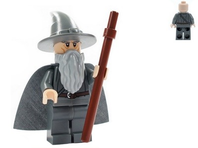 LEGO The Hobbit - Gandalf Szary + laska ! 9469