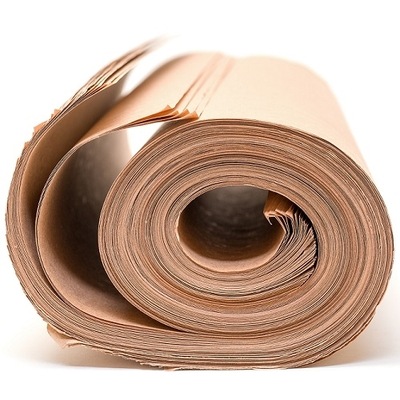 Baliaci papier Hnedý KRAFT Hladké Listy 1kg