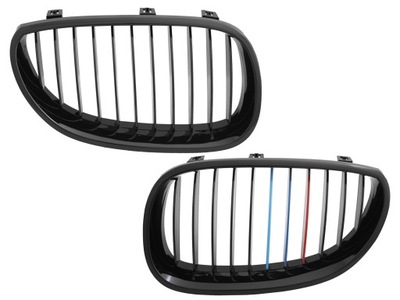 GRILLE RADIATOR GRILLE DEFLECTOR BMW 5 E60 E61 TUNING BLACK FLOOR - milautoparts-fr.ukrlive.com