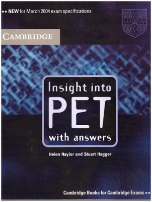 Cambridge Insight into PET with Answers English NO
