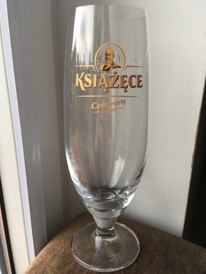 szklanki pokale Książęce czerwony lager 0,5l