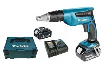 Makita DFS451RFJ Wkrętarka 2xAku Ładowarka MAKPAC