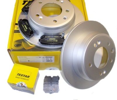 DISCS + PADS REAR KIA CEE'D ORIGINAL TEXTAR - milautoparts-fr.ukrlive.com