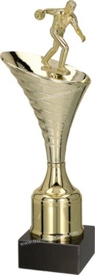 Puchar KRĘGLE BOWLING z figurką 25cm + grawer