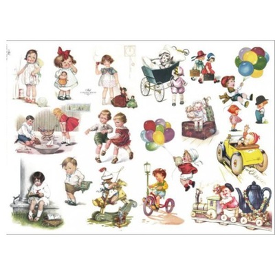 Papier Decoupage 60g RÓŻNE WZORY 401