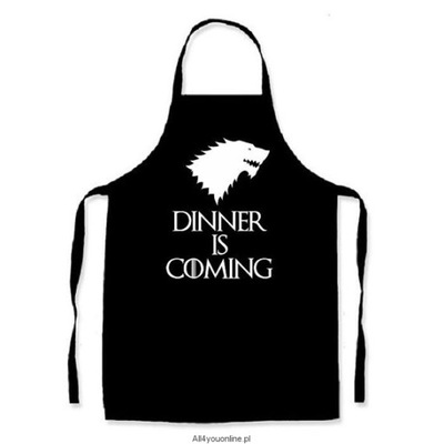 Fartuch kuchenny - Dinner is Coming - Gra o Tron - Game of Thrones