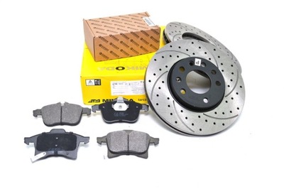 SPORTS TYPE DISCS + PADS FRONT OPEL ASTRA H '04-14 - milautoparts-fr.ukrlive.com