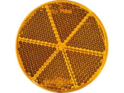 REFLECTEUR ROND ORANGE AVEC PAR ORIFICE - milautoparts-fr.ukrlive.com