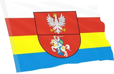 Flaga flagi Województwo Podlaskie herb 100x60cm
