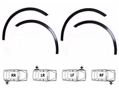 VW PASSAT CC 08-16 COUVE-JOINT PLANCHE CACHES SUR AILES - milautoparts-fr.ukrlive.com