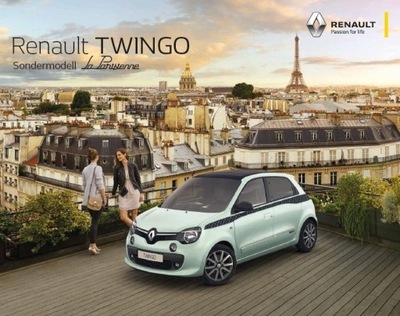 Renault Twingo Parisienne prospekt 09/2017 
