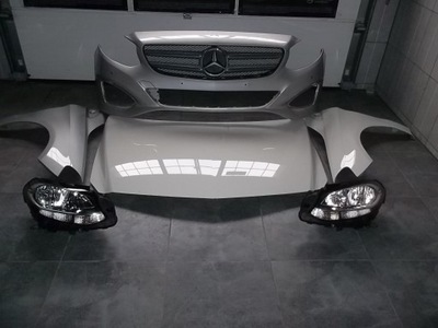 Mercedes b klasa 246 lift w246 капот перед комплект фото №1